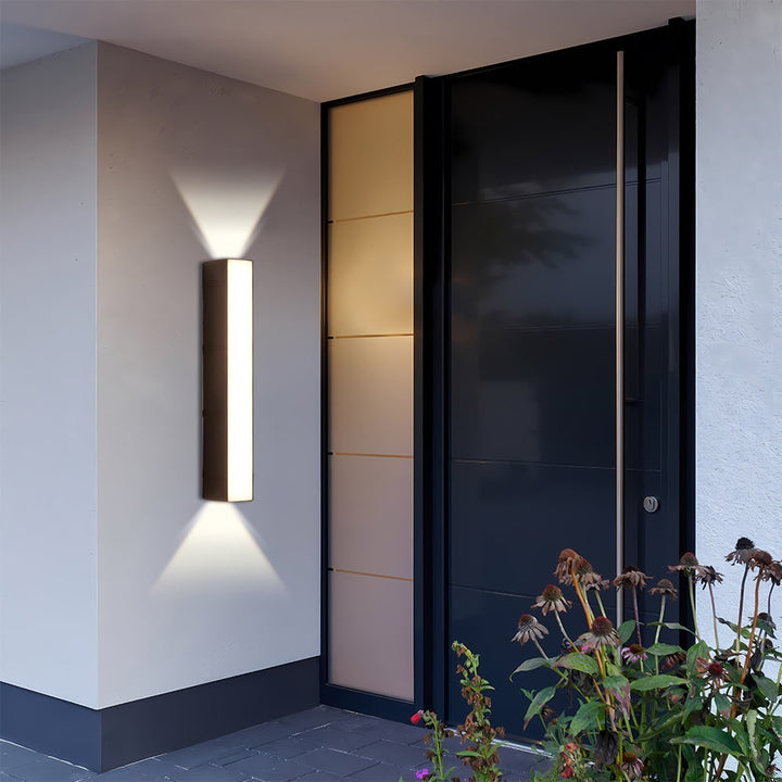 LED-wandlamp voor buiten met op- en neerwaartse verlichting, buitenmontage
