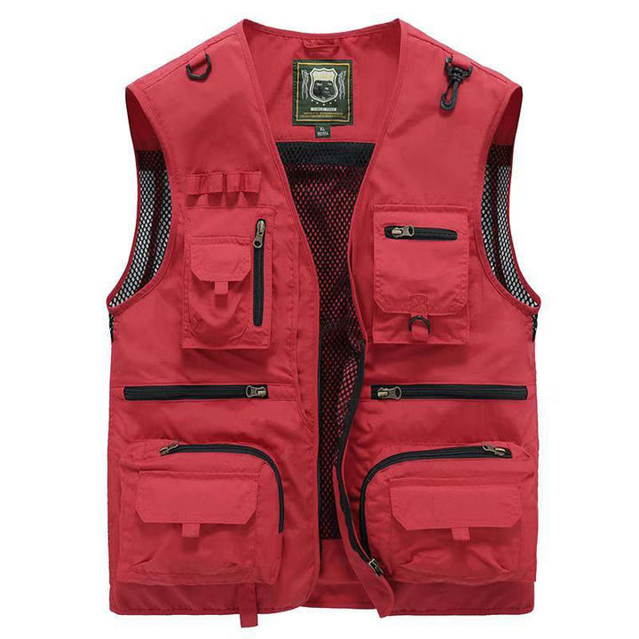 Outdoorvest met meerdere zakken - Lichtgewicht, Ademend