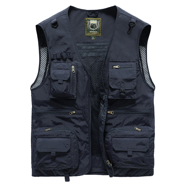 Outdoorvest met meerdere zakken - Lichtgewicht, Ademend