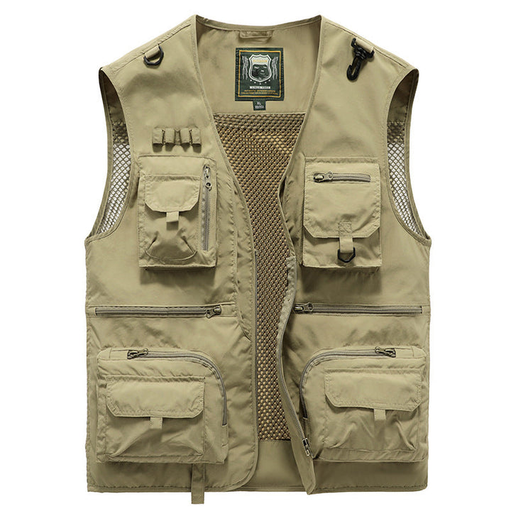 Outdoorvest met meerdere zakken - Lichtgewicht, Ademend