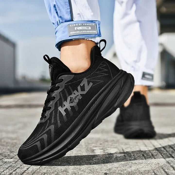 Lichtgewicht gedempte hardloopschoenen training ademend mesh veters sportief
