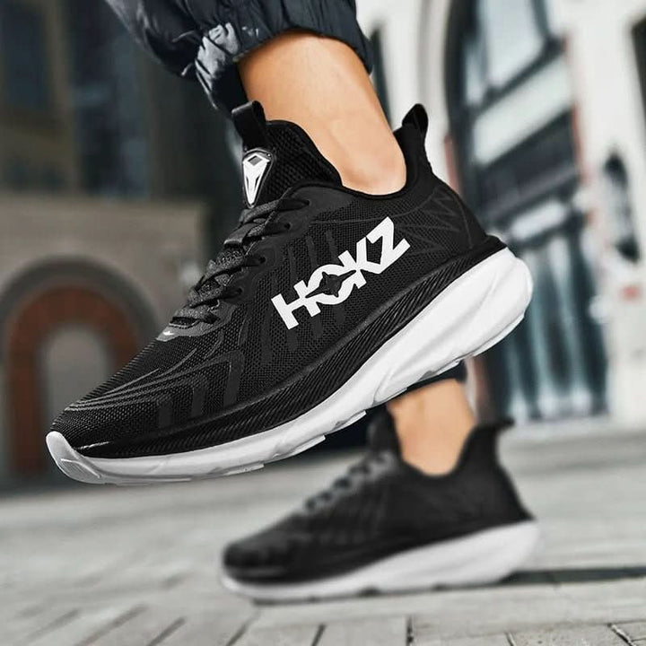 Lichtgewicht gedempte hardloopschoenen training ademend mesh veters sportief