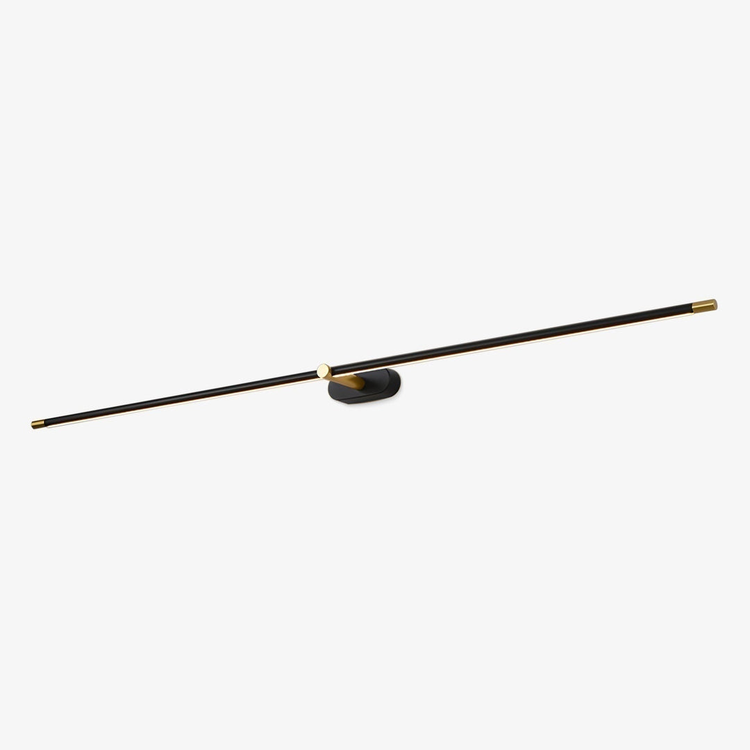Lineaire moderne wandlamp op batterijen met led, snoerloos oplaadbaar en minimalistisch ontwerp
