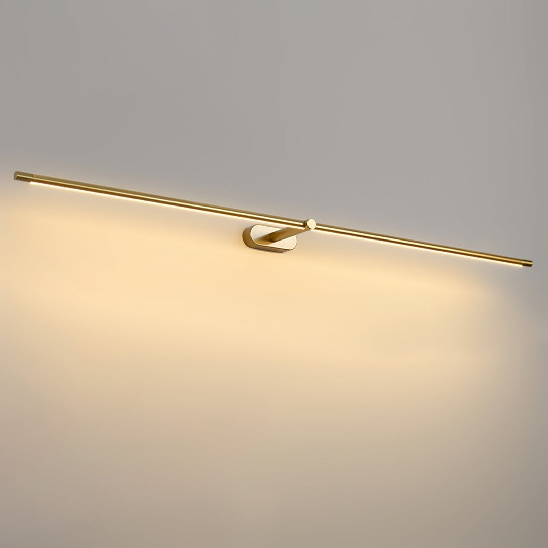 Lineaire moderne wandlamp op batterijen met led, snoerloos oplaadbaar en minimalistisch ontwerp