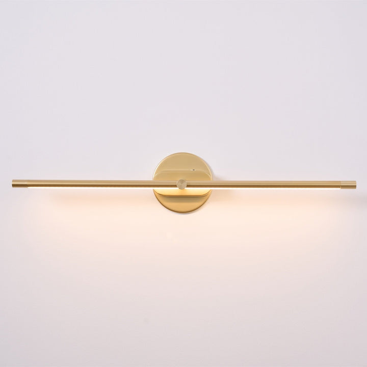 Lineaire moderne wandlamp op batterijen met led, snoerloos oplaadbaar en minimalistisch ontwerp