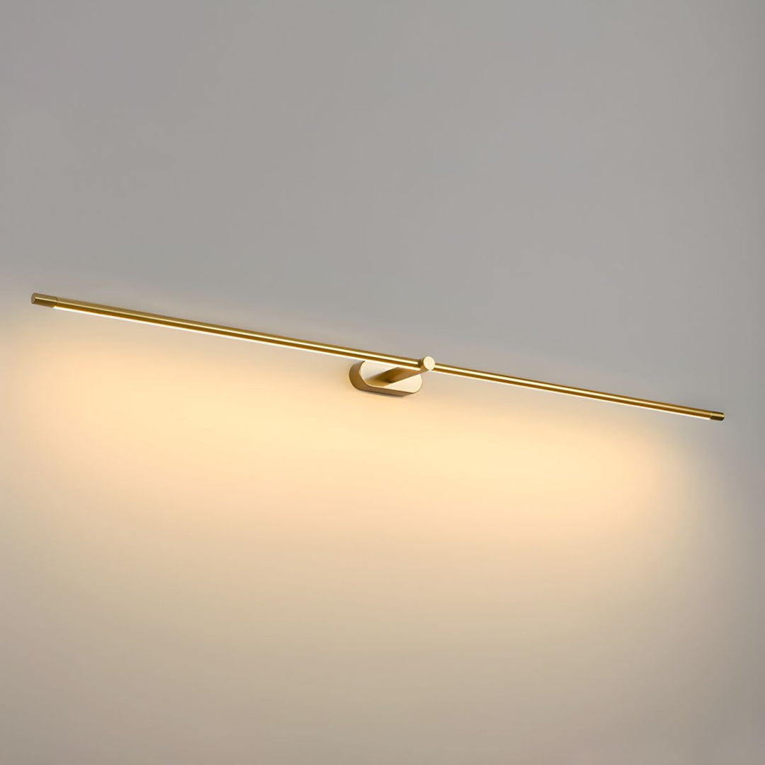 Lineaire moderne wandlamp op batterijen met led, snoerloos oplaadbaar en minimalistisch ontwerp