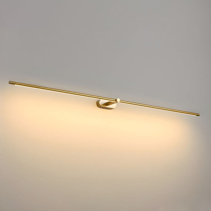 Lineaire moderne wandlamp op batterijen met led, snoerloos oplaadbaar en minimalistisch ontwerp