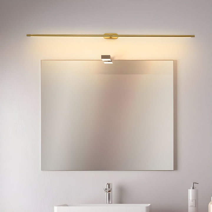 Lineaire moderne wandlamp op batterijen met led, snoerloos oplaadbaar en minimalistisch ontwerp