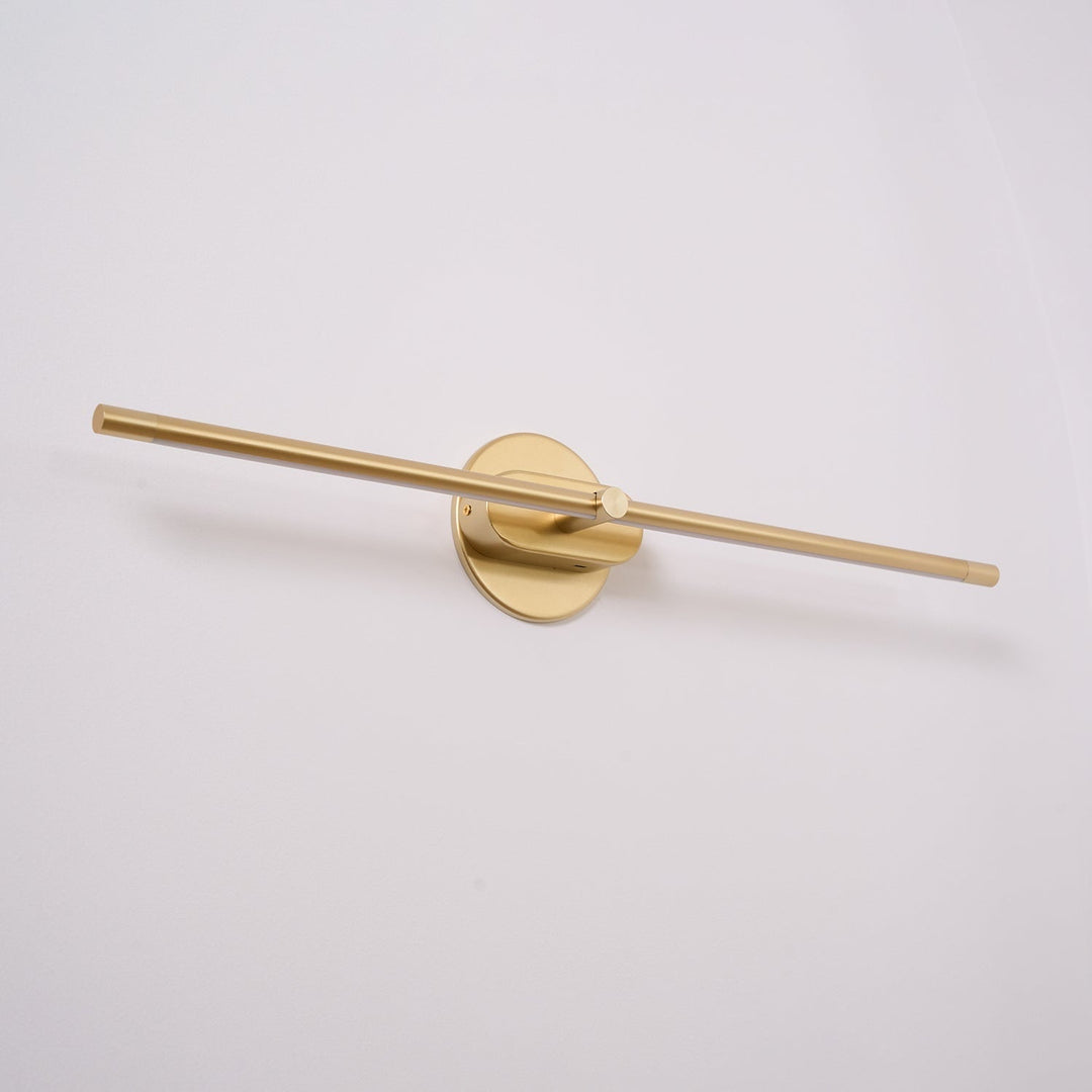 Lineaire moderne wandlamp op batterijen met led, snoerloos oplaadbaar en minimalistisch ontwerp