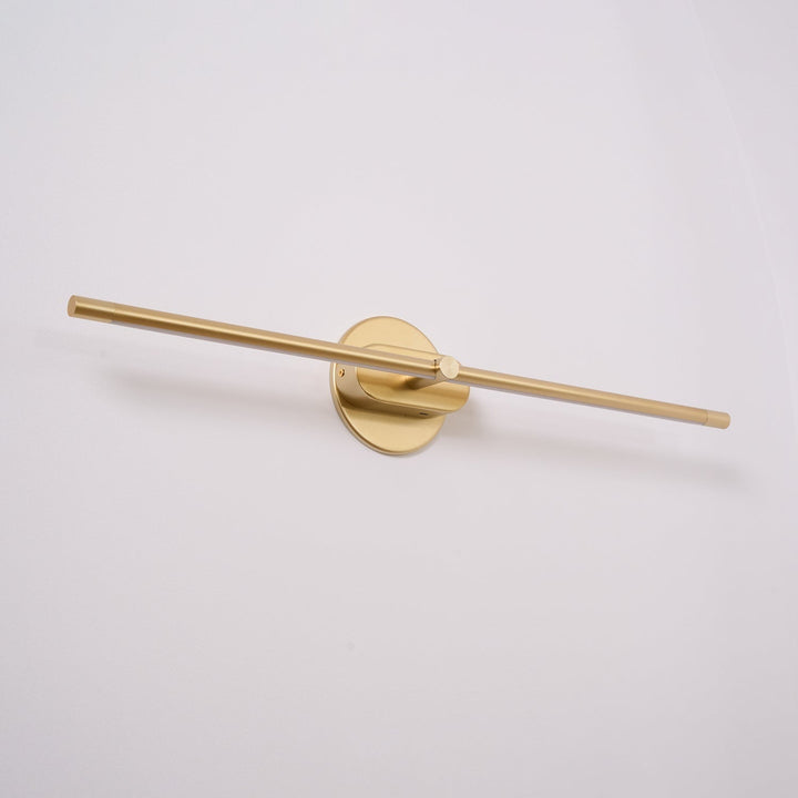 Lineaire moderne wandlamp op batterijen met led, snoerloos oplaadbaar en minimalistisch ontwerp