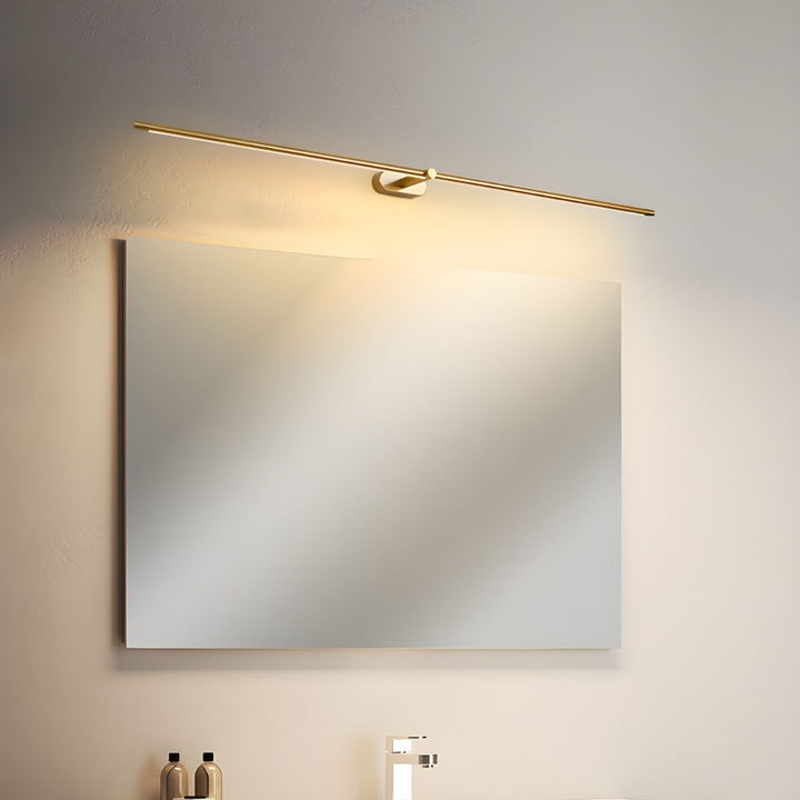 Lineaire moderne wandlamp op batterijen met led, snoerloos oplaadbaar en minimalistisch ontwerp