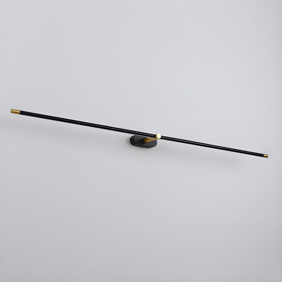 Lineaire moderne wandlamp op batterijen met led, snoerloos oplaadbaar en minimalistisch ontwerp