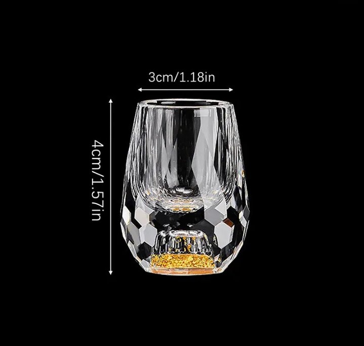 CrystalElegance Shotglazen - Luxe kristallen set voor feesten