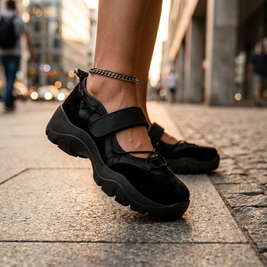Comfortabele damesslippers met klittenbandbandje | Lichte instapschoenen