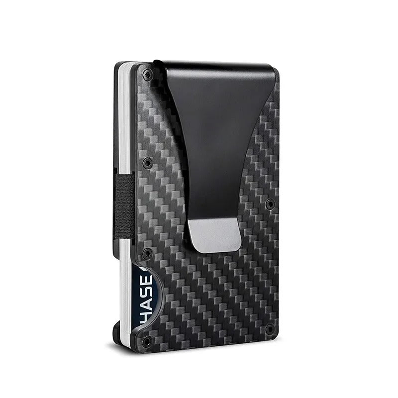 Portemonnee in Mat Titanium Kobalt – Slanke en Elegante RFID-Portemonnee voor Mannen en Vrouwen