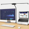 Moderne Dubbele LED Bureaulamp voor Stijlvolle Verlichting