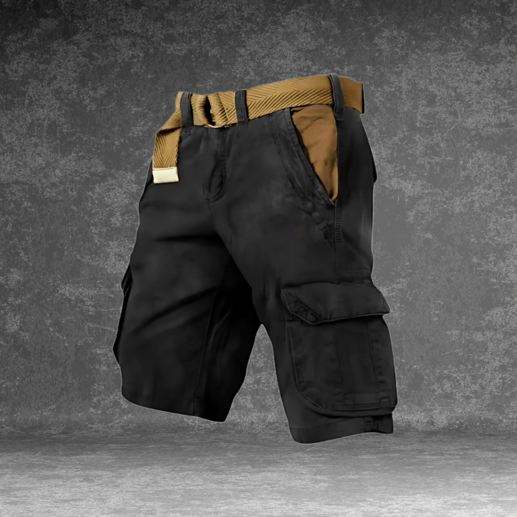 Cargoshort heren werk licht zijzakken riem inbegrepen outdoor