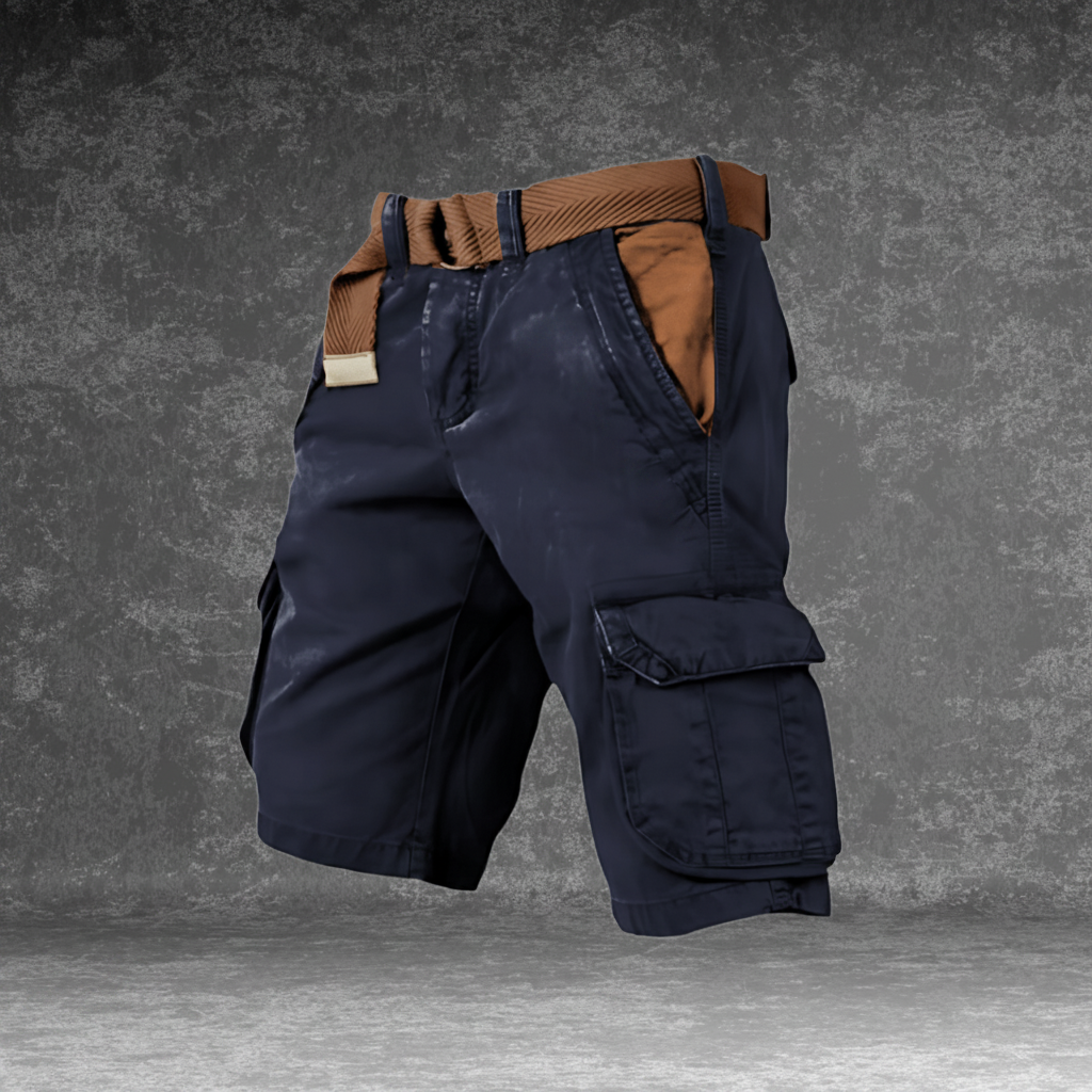 Cargoshort heren werk licht zijzakken riem inbegrepen outdoor