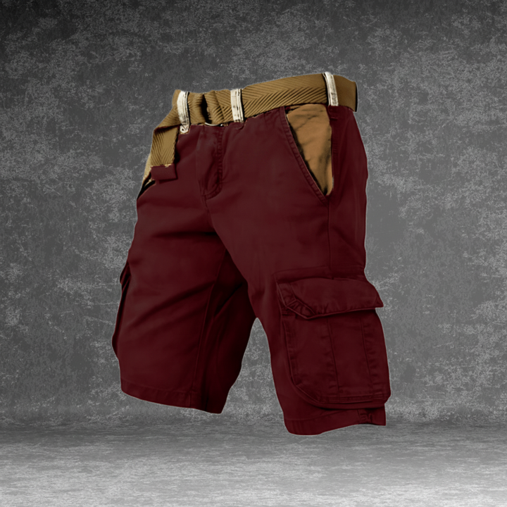 Cargoshort heren werk licht zijzakken riem inbegrepen outdoor