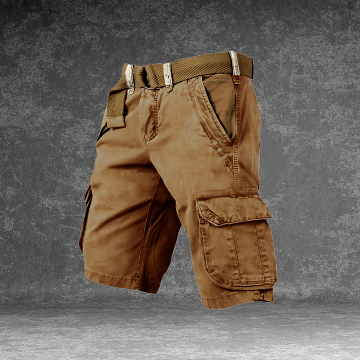 Cargoshort heren werk licht zijzakken riem inbegrepen outdoor