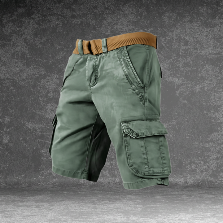 Cargoshort heren werk licht zijzakken riem inbegrepen outdoor