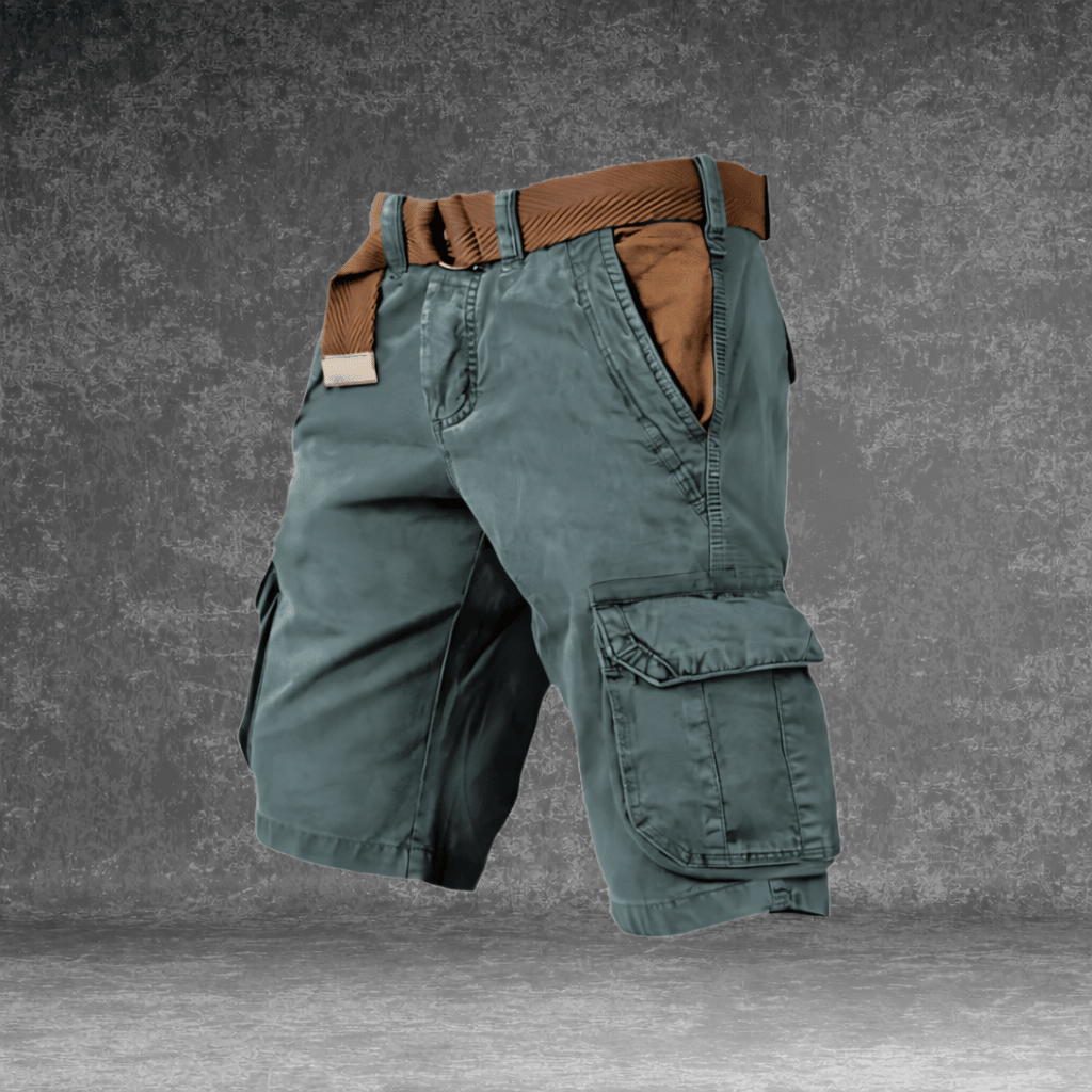 Cargoshort heren werk licht zijzakken riem inbegrepen outdoor