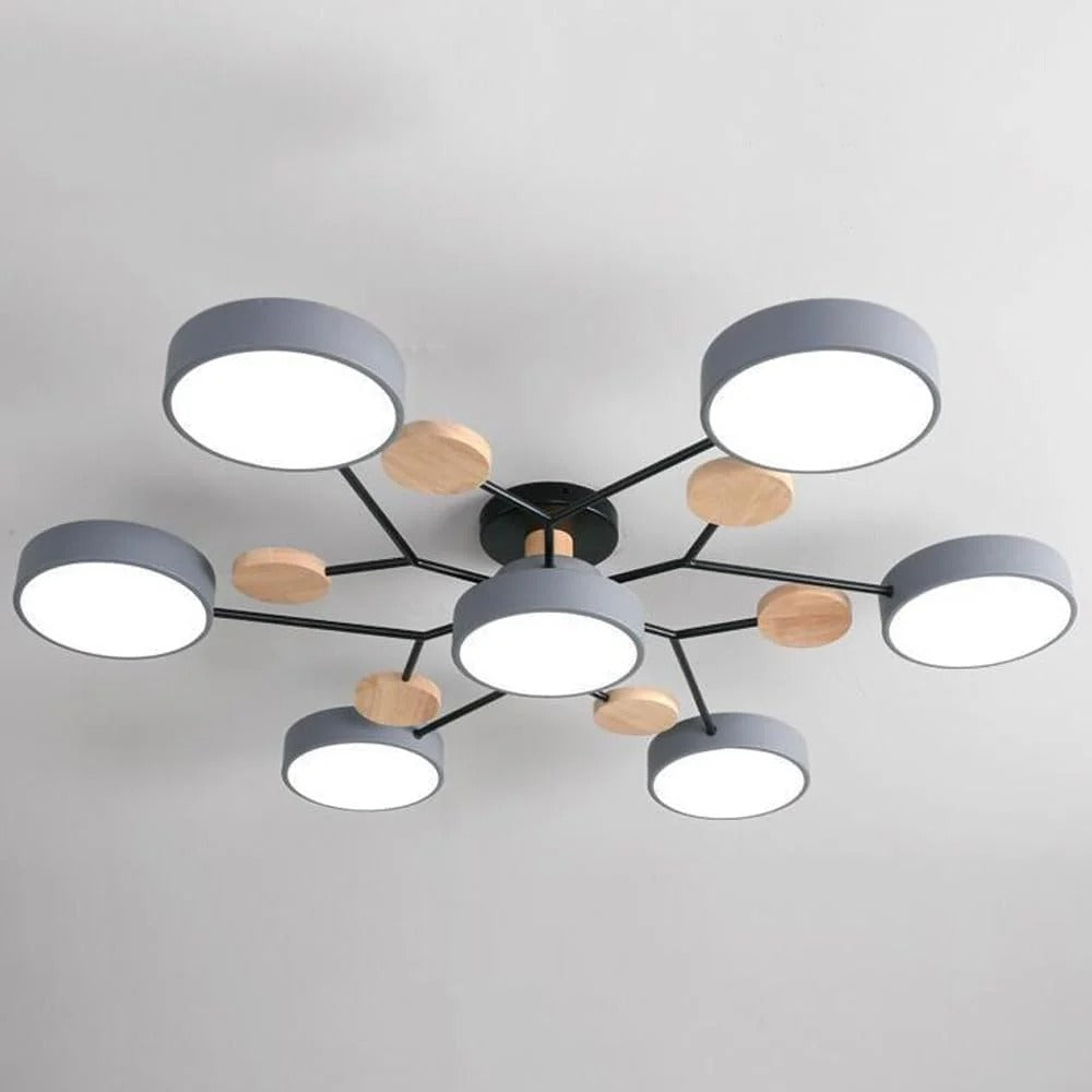 Moderne LED-kroonluchter voor de woonkamer