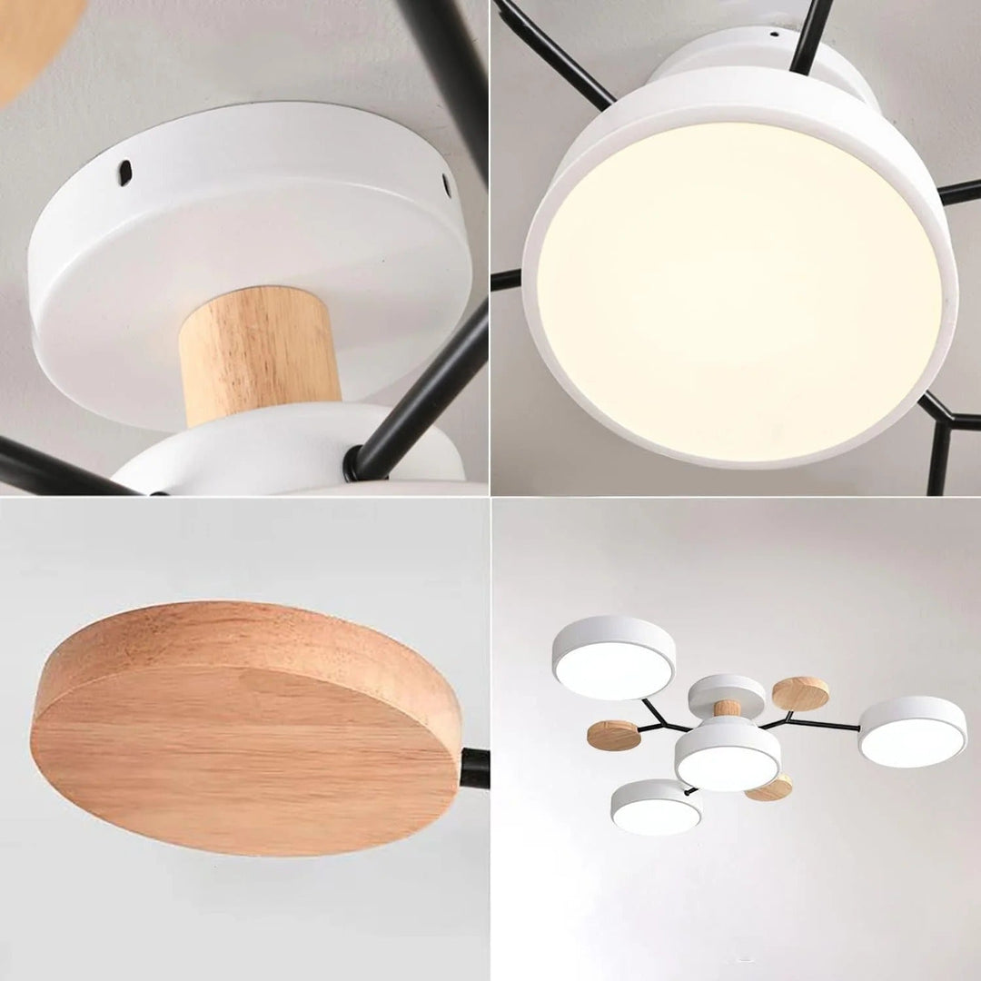 Moderne LED-kroonluchter voor de woonkamer