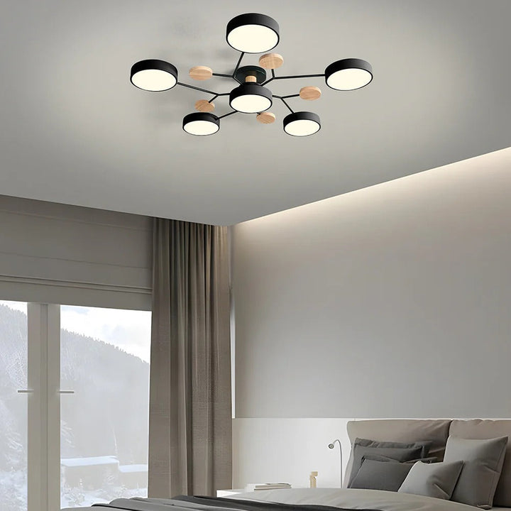 Moderne LED-kroonluchter voor de woonkamer