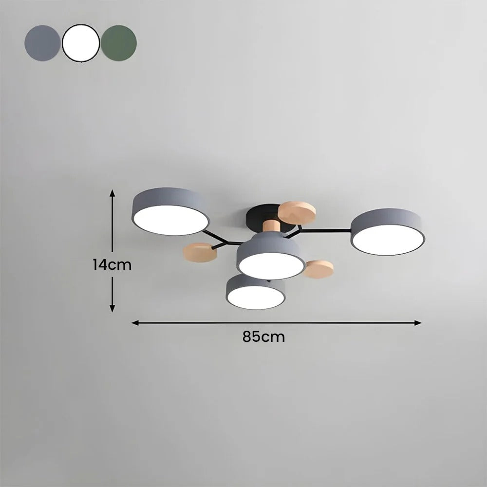 Moderne LED-kroonluchter voor de woonkamer