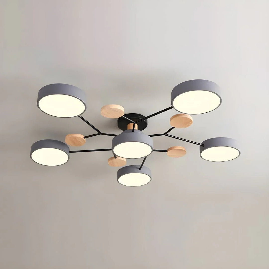 Moderne LED-kroonluchter voor de woonkamer