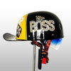 Motor-halfhelm in retro vintagestijl met snelsluiting en afneembaar vizier