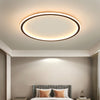Scandinavische ronde plafondlamp met LED-gloed