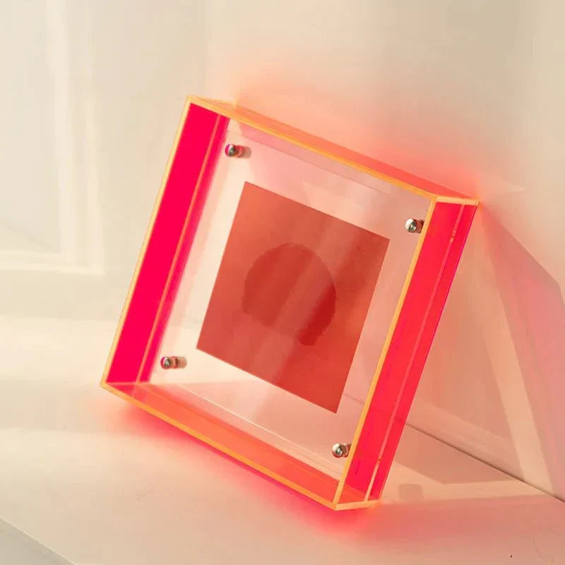 Zwevende Acryl Fotolijst | Eigentijds design voor wand en tafel