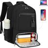 Waterdichte Laptop & Lunch Rugzak met USB Poort – Multi-Vak Reistas Valtor