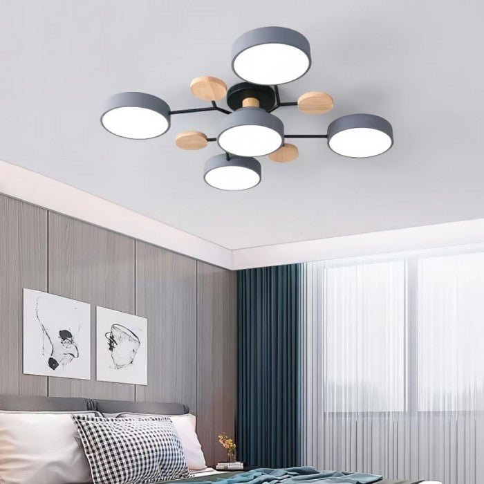 Scandinavische Plafondlamp – Vertakt Design, Elegant en Duurzaam met LED-technologie