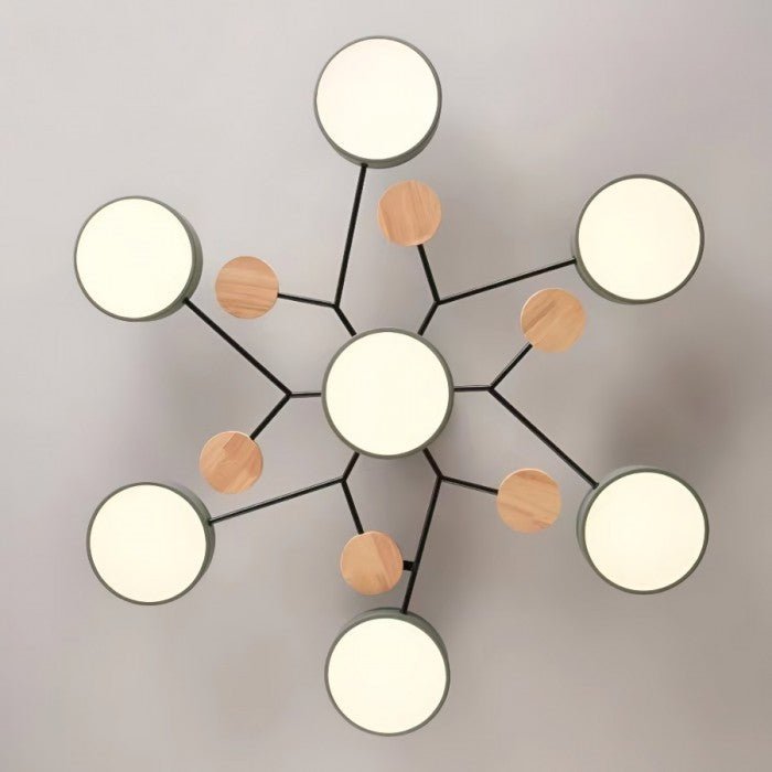 NordicGlow | Vertakte LED Plafondlamp in Scandinavische Stijl