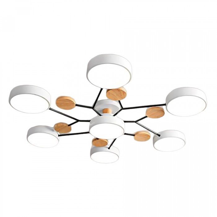 Scandinavische Plafondlamp – Vertakt Design, Elegant en Duurzaam met LED-technologie