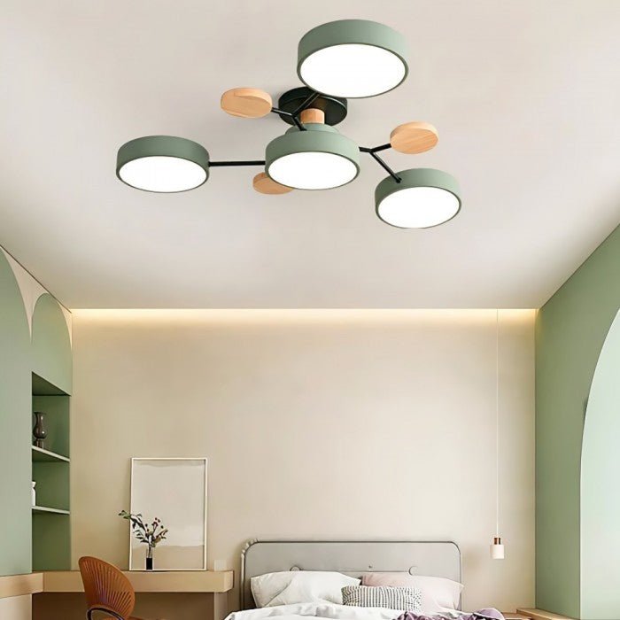 Scandinavische Plafondlamp – Vertakt Design, Elegant en Duurzaam met LED-technologie