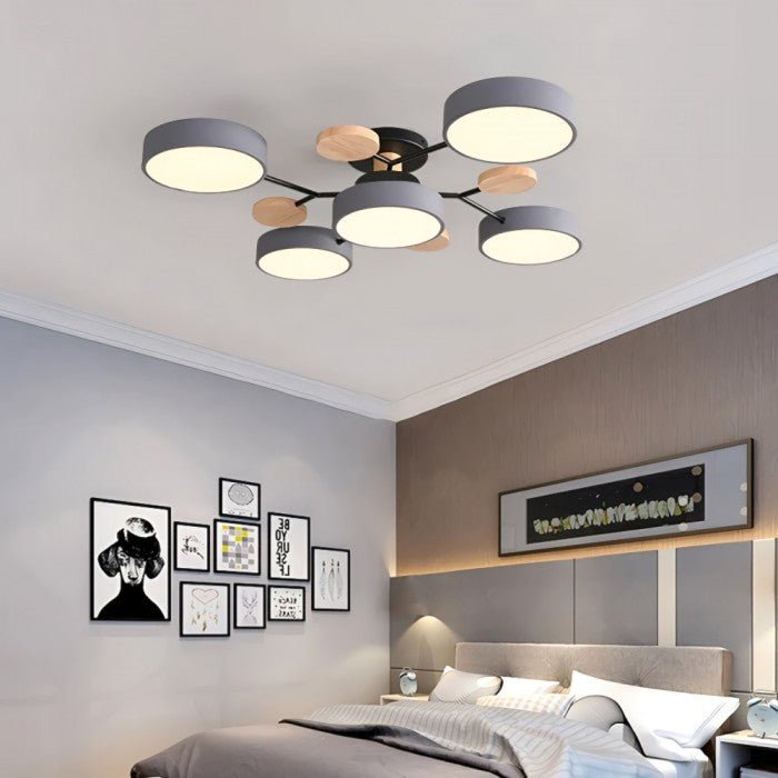Scandinavische Plafondlamp – Vertakt Design, Elegant en Duurzaam met LED-technologie