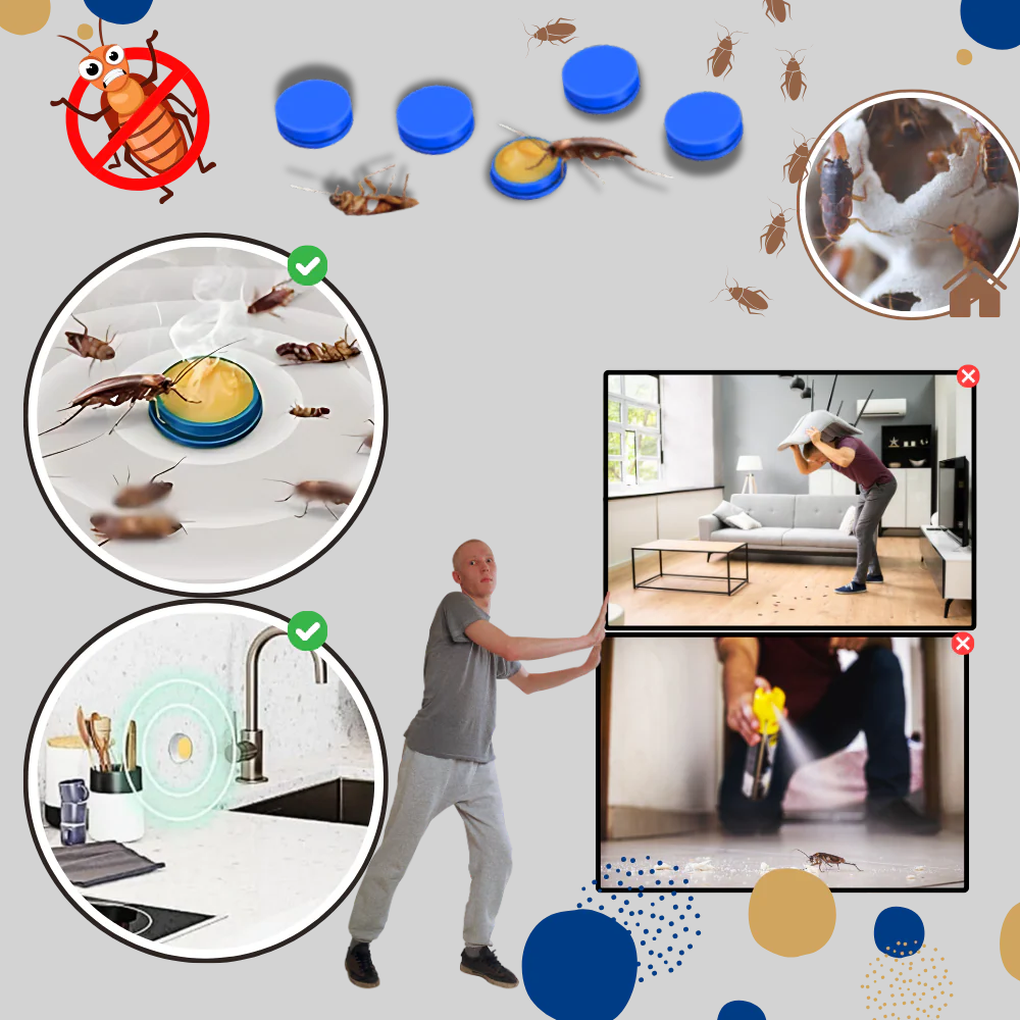 Geurloze kakkerlakkenvallen - discrete oplossing voor ongediertebestrijding