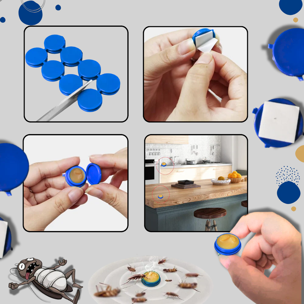 Geurloze kakkerlakkenvallen - discrete oplossing voor ongediertebestrijding