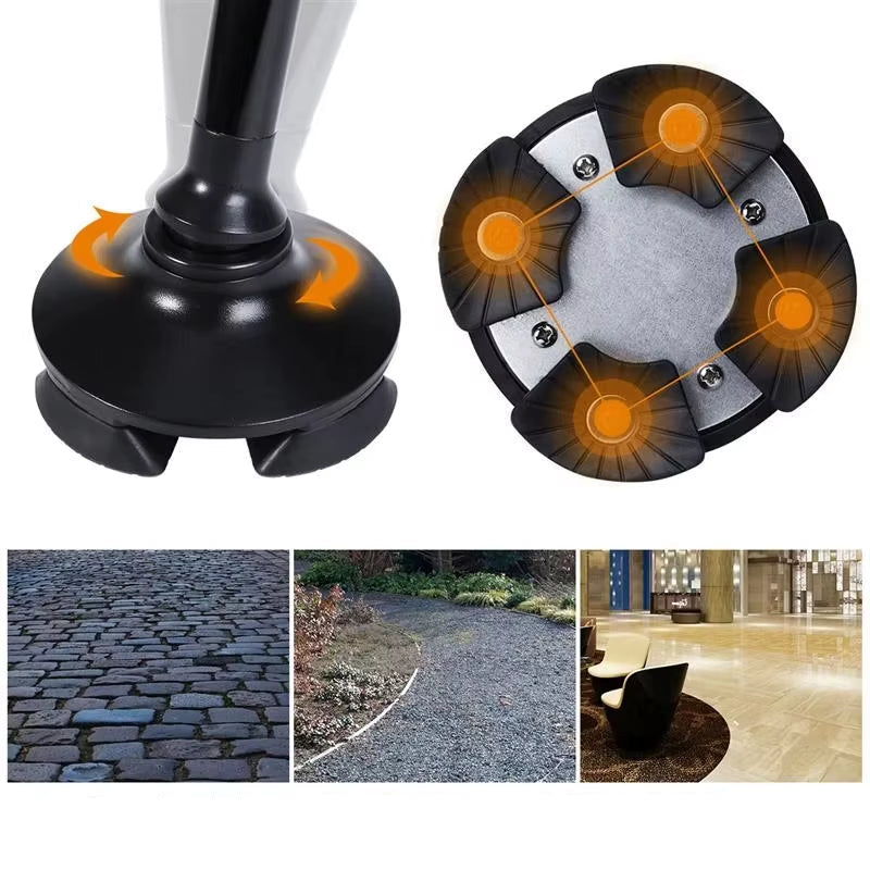 Inklapbare Wandelstok met LED-verlichting - Veilig en Compact