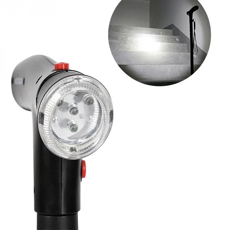 Inklapbare Wandelstok met LED-verlichting - Veilig en Compact