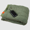Verwarmde buitendeken met ingebouwde powerbank en 3 zones