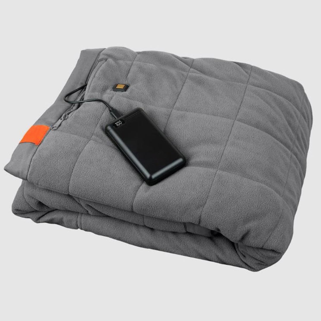 Verwarmde buitendeken met ingebouwde powerbank en 3 zones