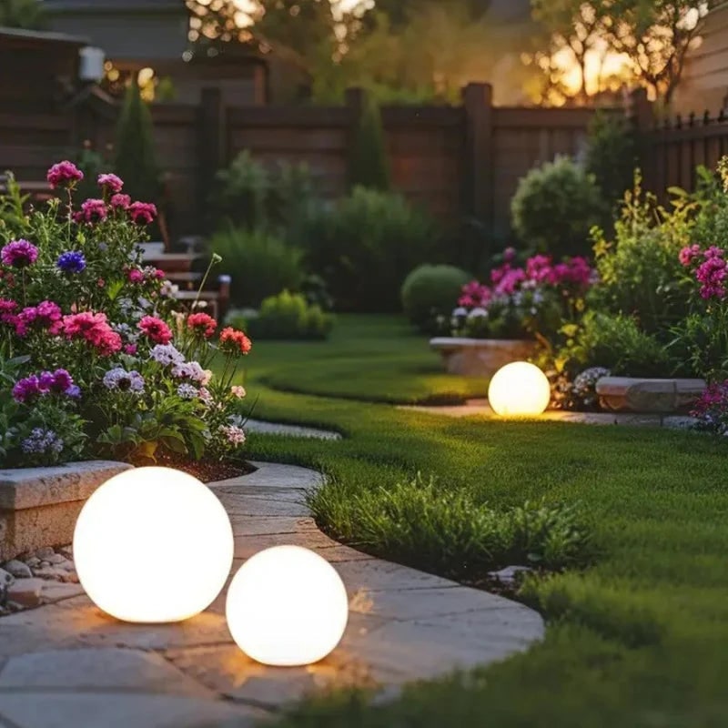 Buitenverlichting bol mat draadloos draagbaar tuin weerbestendig