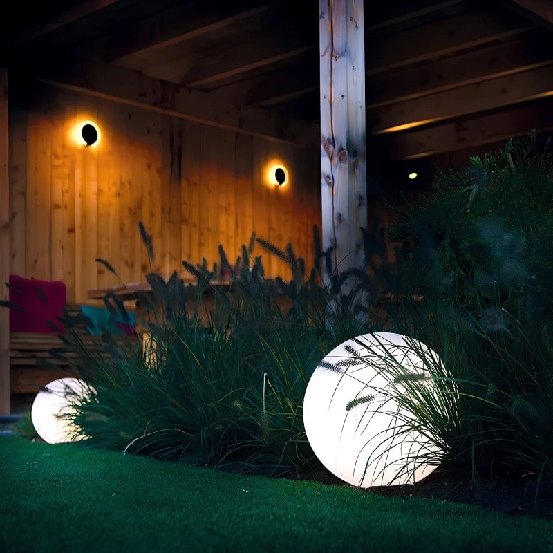 Buitenverlichting bol mat draadloos draagbaar tuin weerbestendig