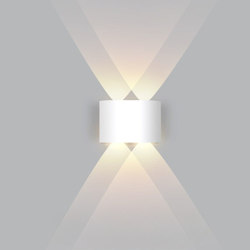LED-buitenwandlamp omhoog en omlaag, modern, slank en weerbestendig