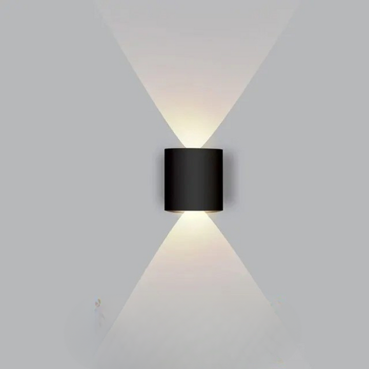 LED-buitenwandlamp omhoog en omlaag, modern, slank en weerbestendig